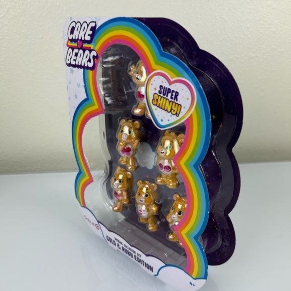 Care Bears Gold & Ruby Super Shiny Figure Set - Picture 5 of 12
